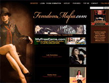 Tablet Screenshot of femdommafia.com